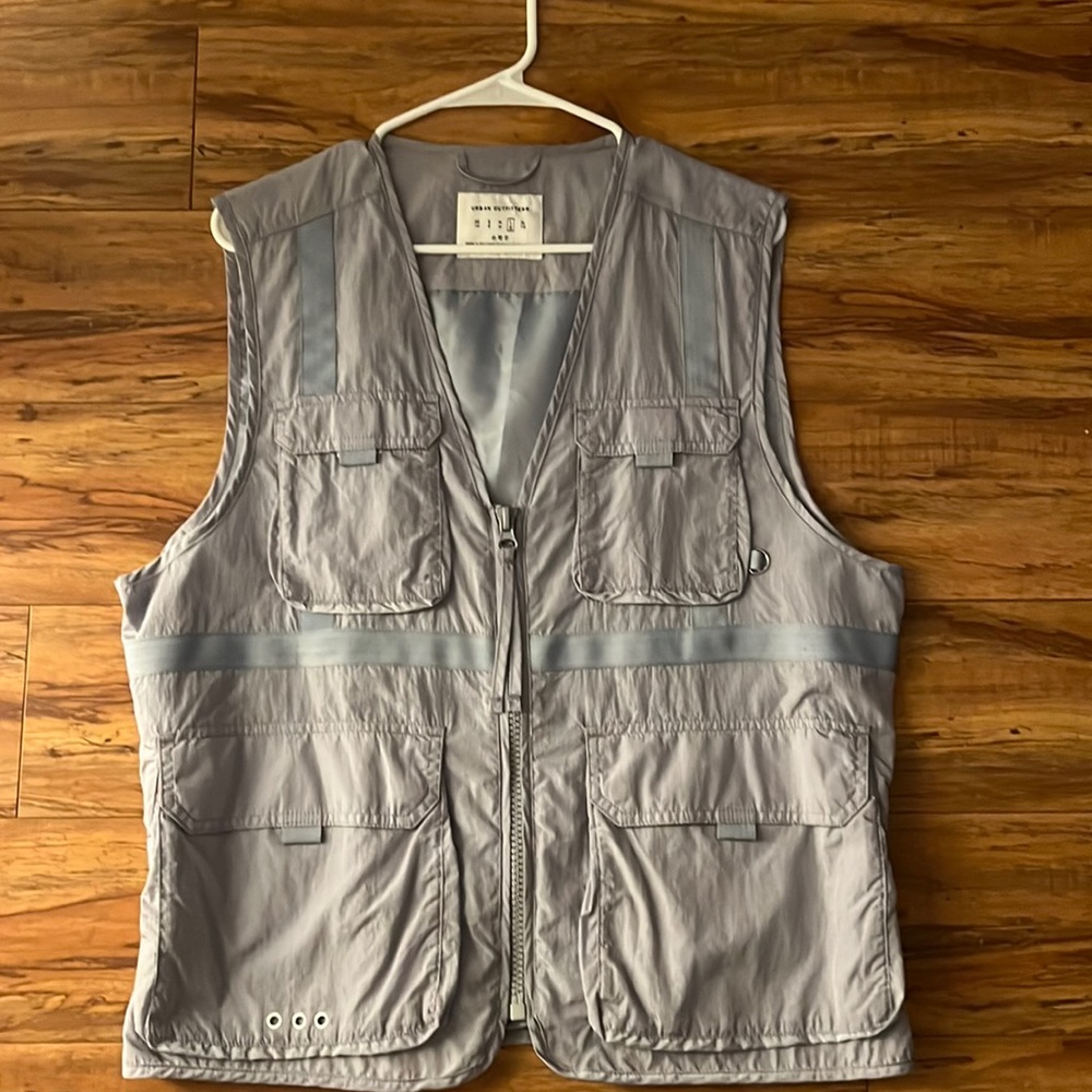 Vintage Urban Outfitters UO Military Zip Up Vest